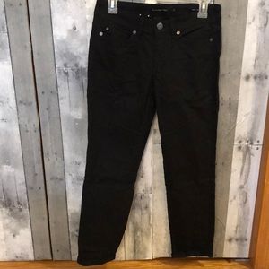 Black skinny crop pant